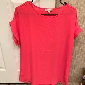 Hot pink woman’s blouse